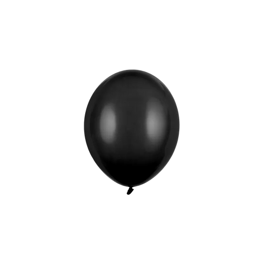 100 mini ballonnen - Ø 12cm - Zwart