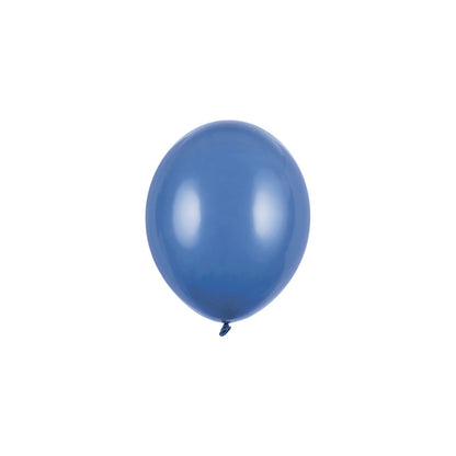 100 miniballonnen - Ø 12 cm - Pastel marineblauw