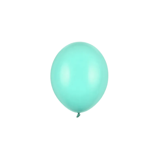 100 mini ballonnen - Ø 12cm - Pastel - Mint