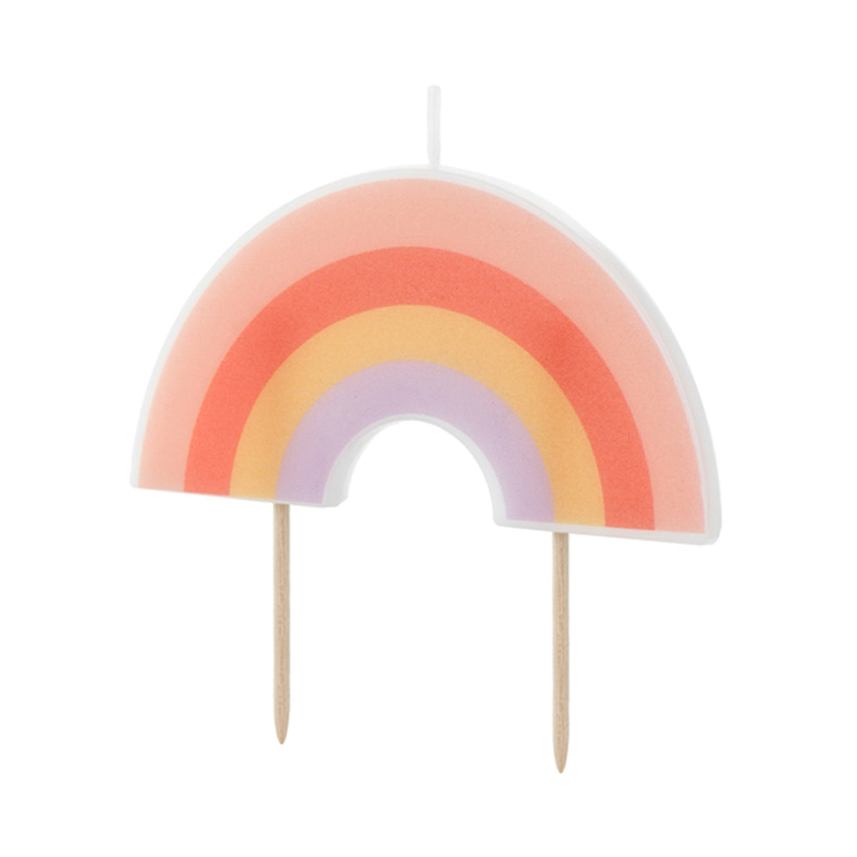 1 Taartkaars - Regenboog