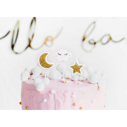5 taartkaarsjes - Little Star