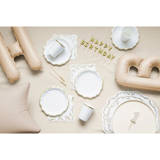 12 servetten - 33 cm - ornament