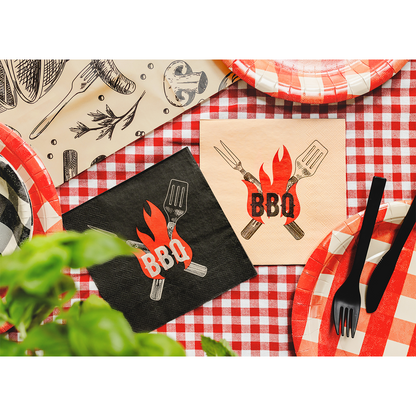 20 servetten - BBQ - 33 cm