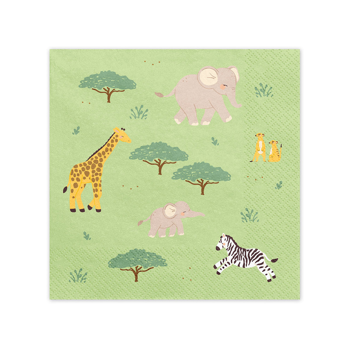 12 servetten - Safari