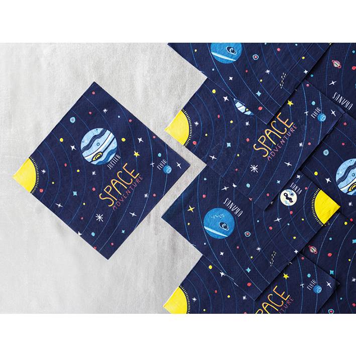 20 servetten Trend - 33 cm - Space Party