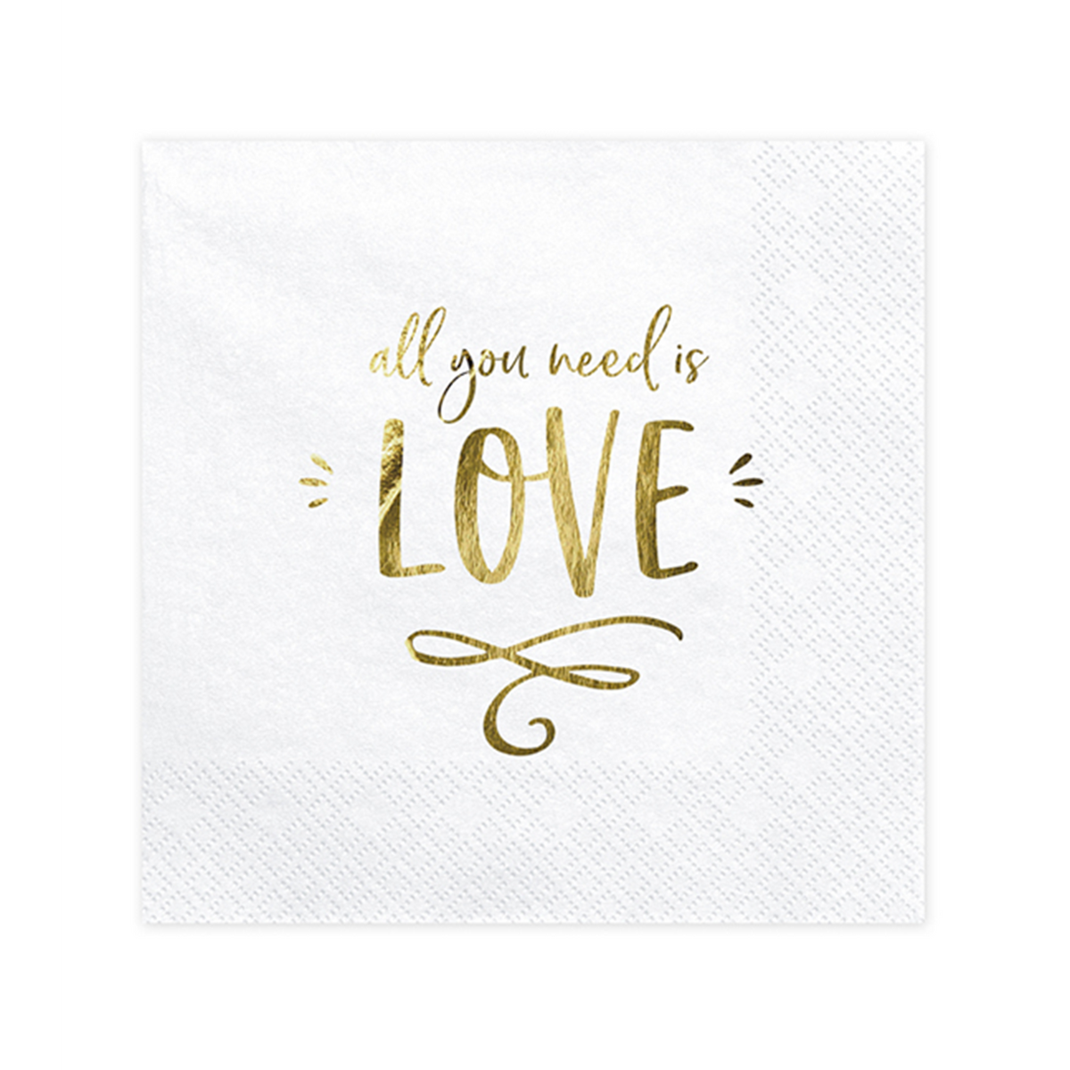20 Servetten Trend - 33cm - All you need is love