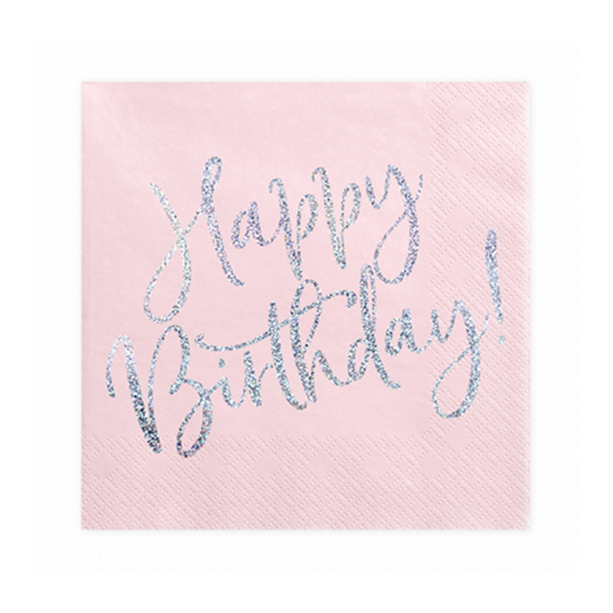 20 Servetten Trend - 33cm - Happy Birthday Shine