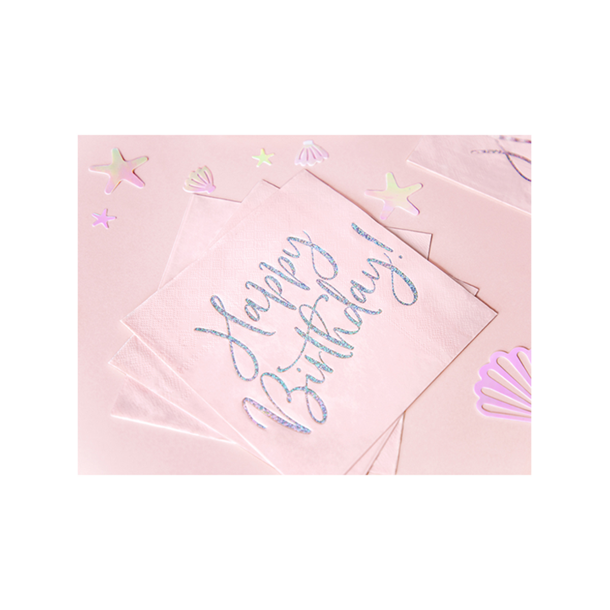 20 Servetten Trend - 33cm - Happy Birthday Shine