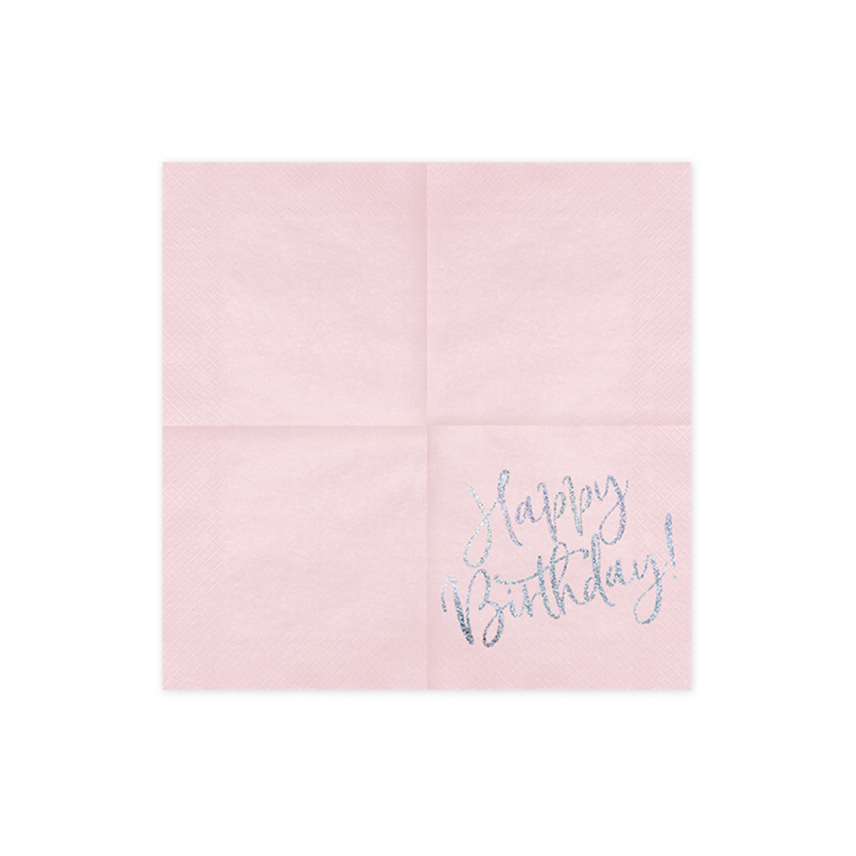 20 Servetten Trend - 33cm - Happy Birthday Shine