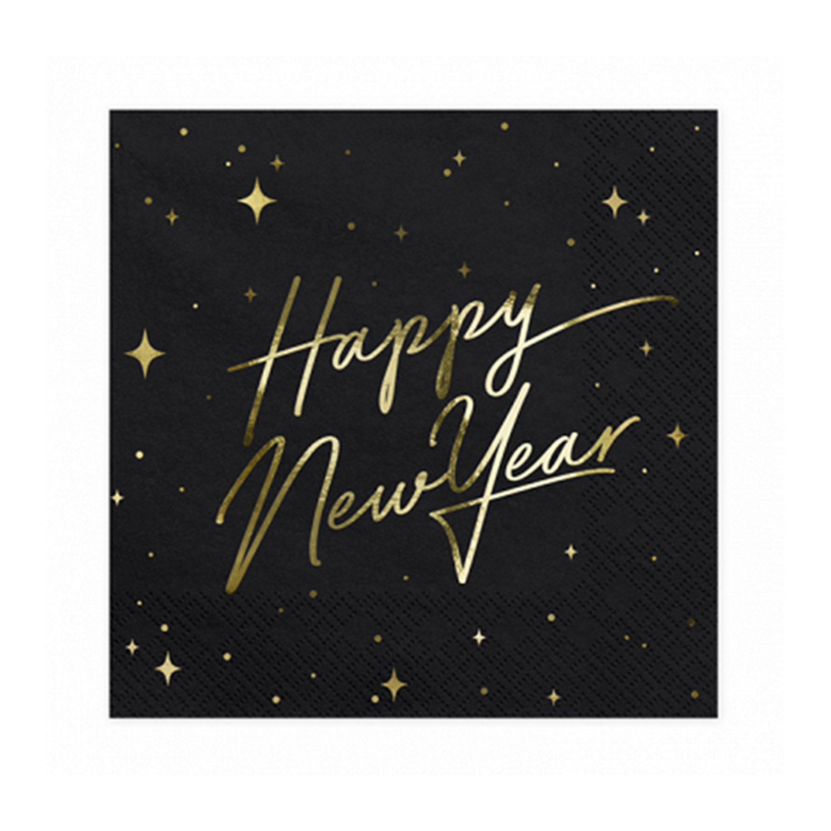 20 servetten Trend - 33 cm - Happy New Year Elegant