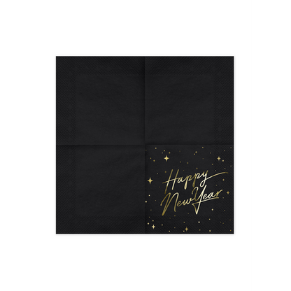 20 servetten Trend - 33 cm - Happy New Year Elegant