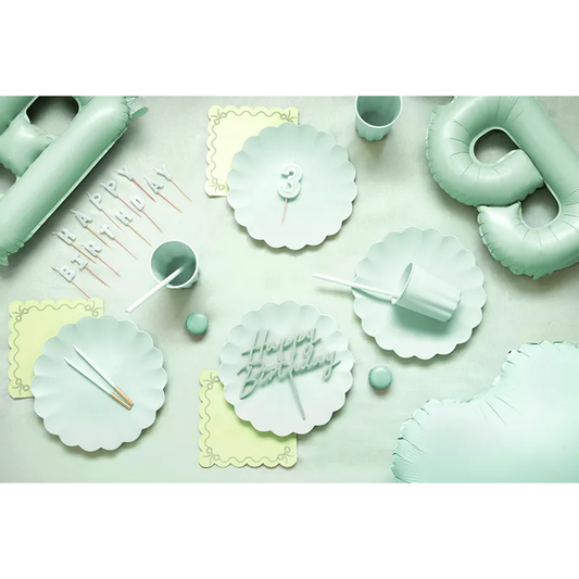 12 servetten - 33cm - Ruffled Groen