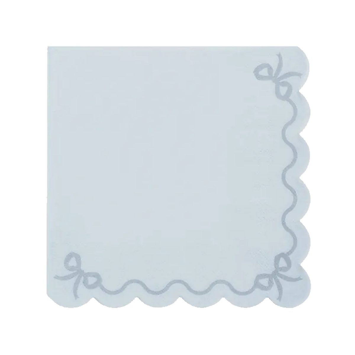 12 servetten - 33cm - Ruffled Blauw