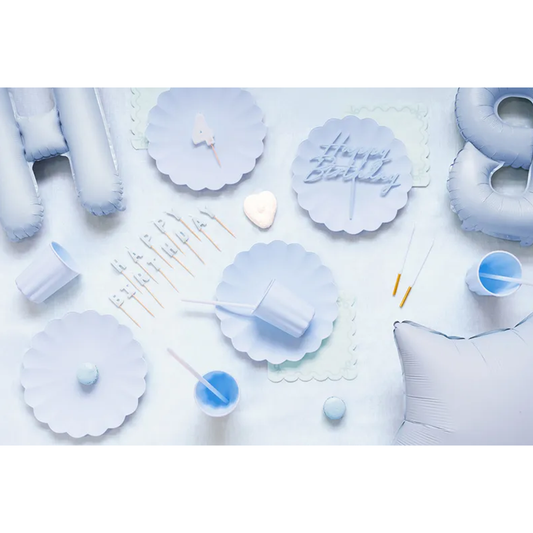 12 servetten - 33cm - Ruffled Blauw