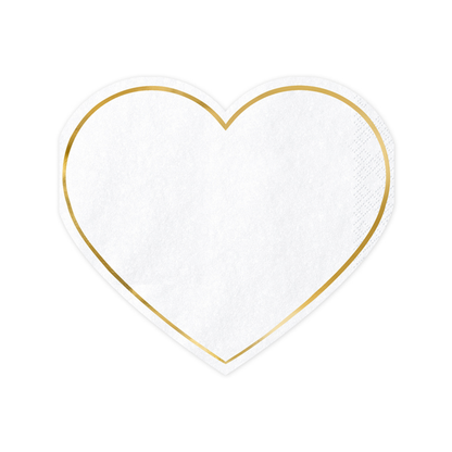 20 servetten Trend - 28cm - Heart