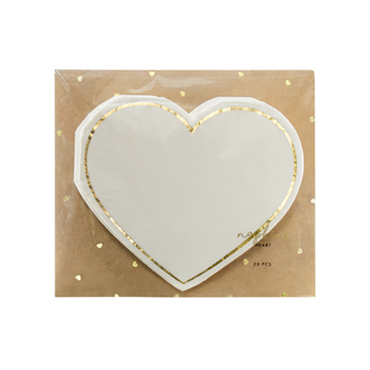 20 servetten Trend - 28cm - Heart