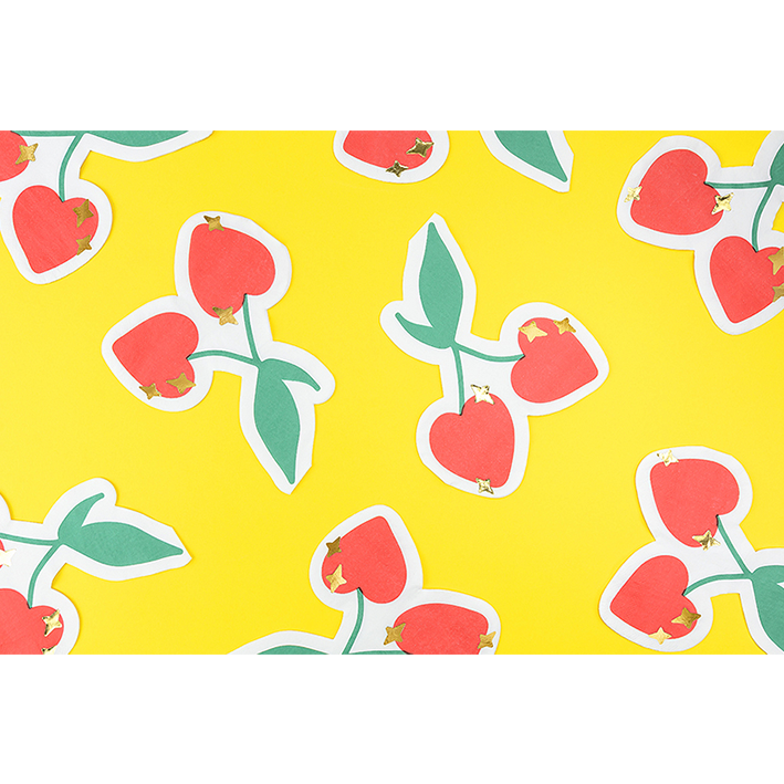 20 servetten Trend - 16cm - Sweet Cherries