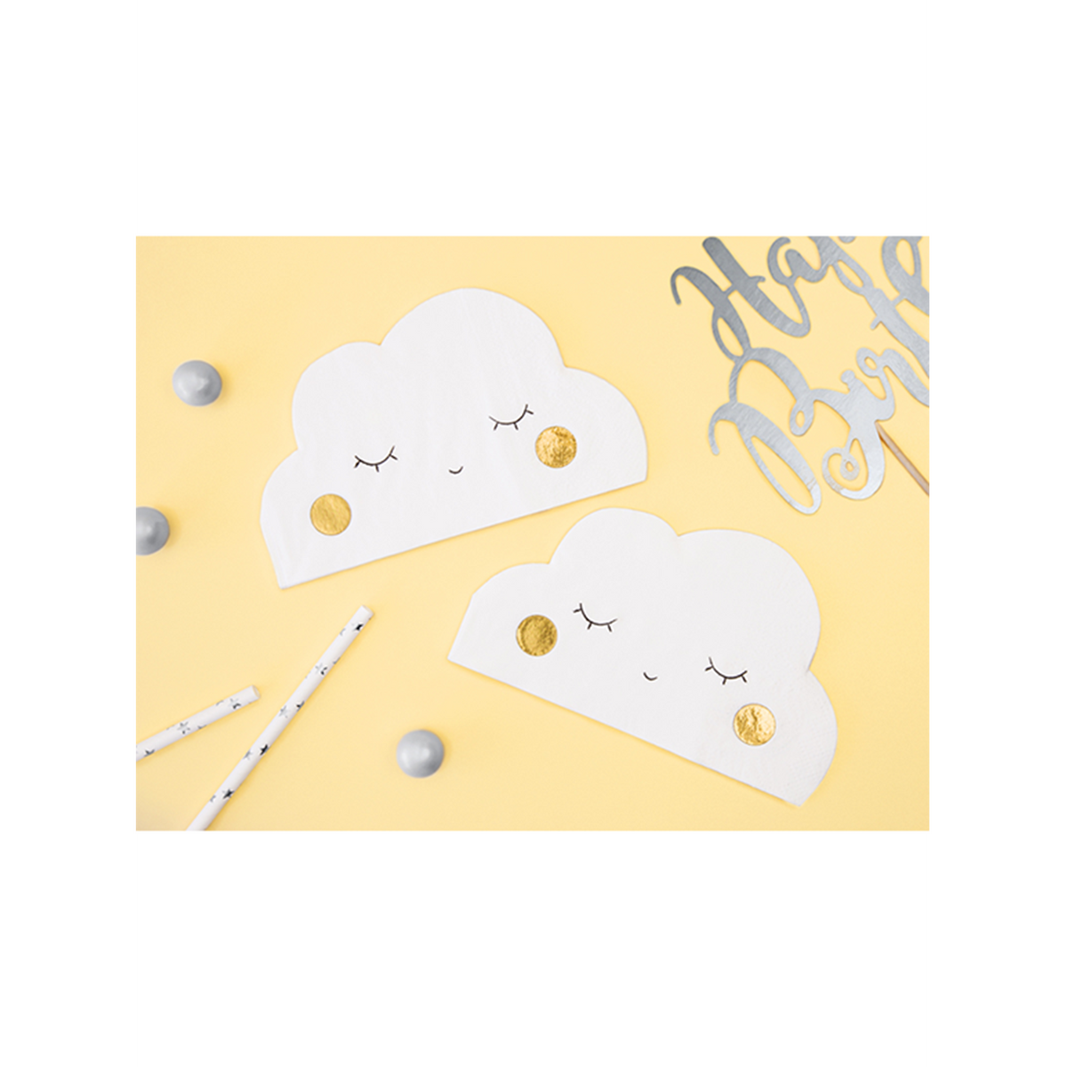 20 Servetten Trend - 16cm - Cloud