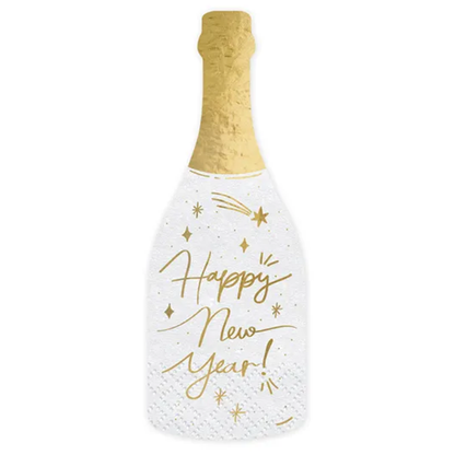 20 servetten - HNY Champagne