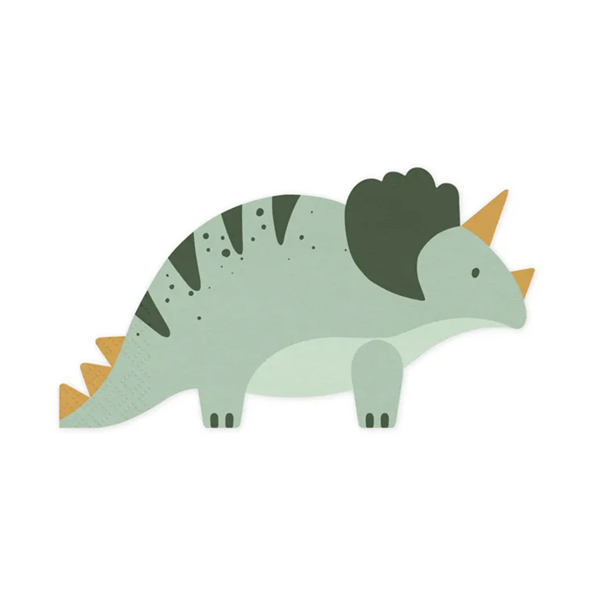 12 servetten Trend - Ø 18 cm - Dinosaurus