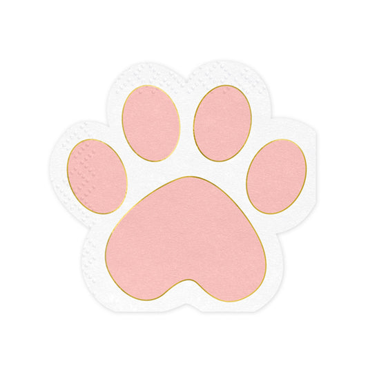 12 Servetten - Kitty Paws