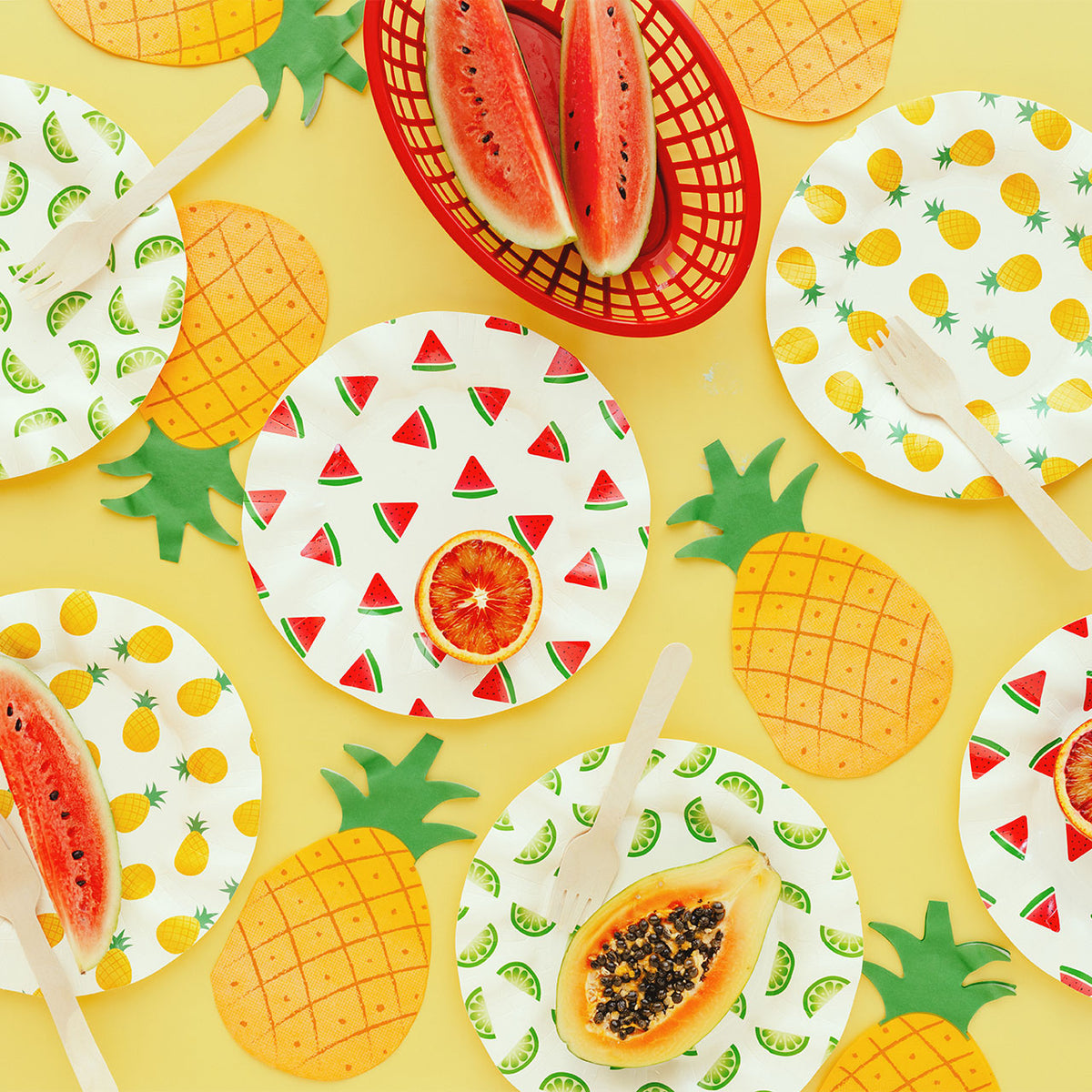 20 servetten - ananas