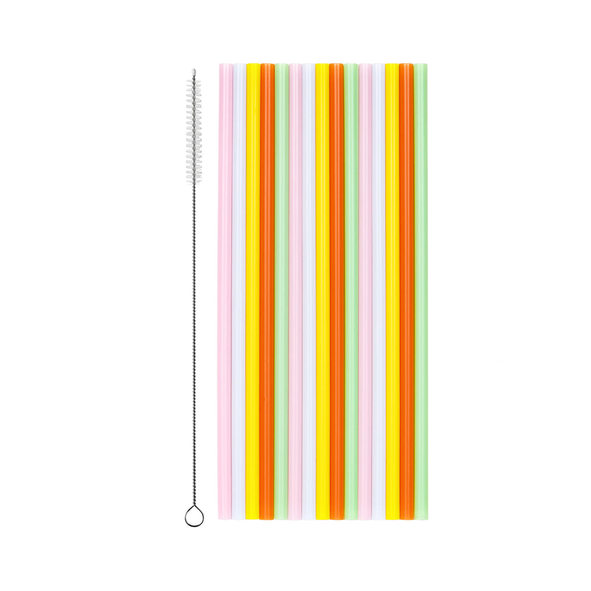 30 plastic rietjes - mix