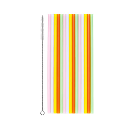 30 plastic rietjes - mix