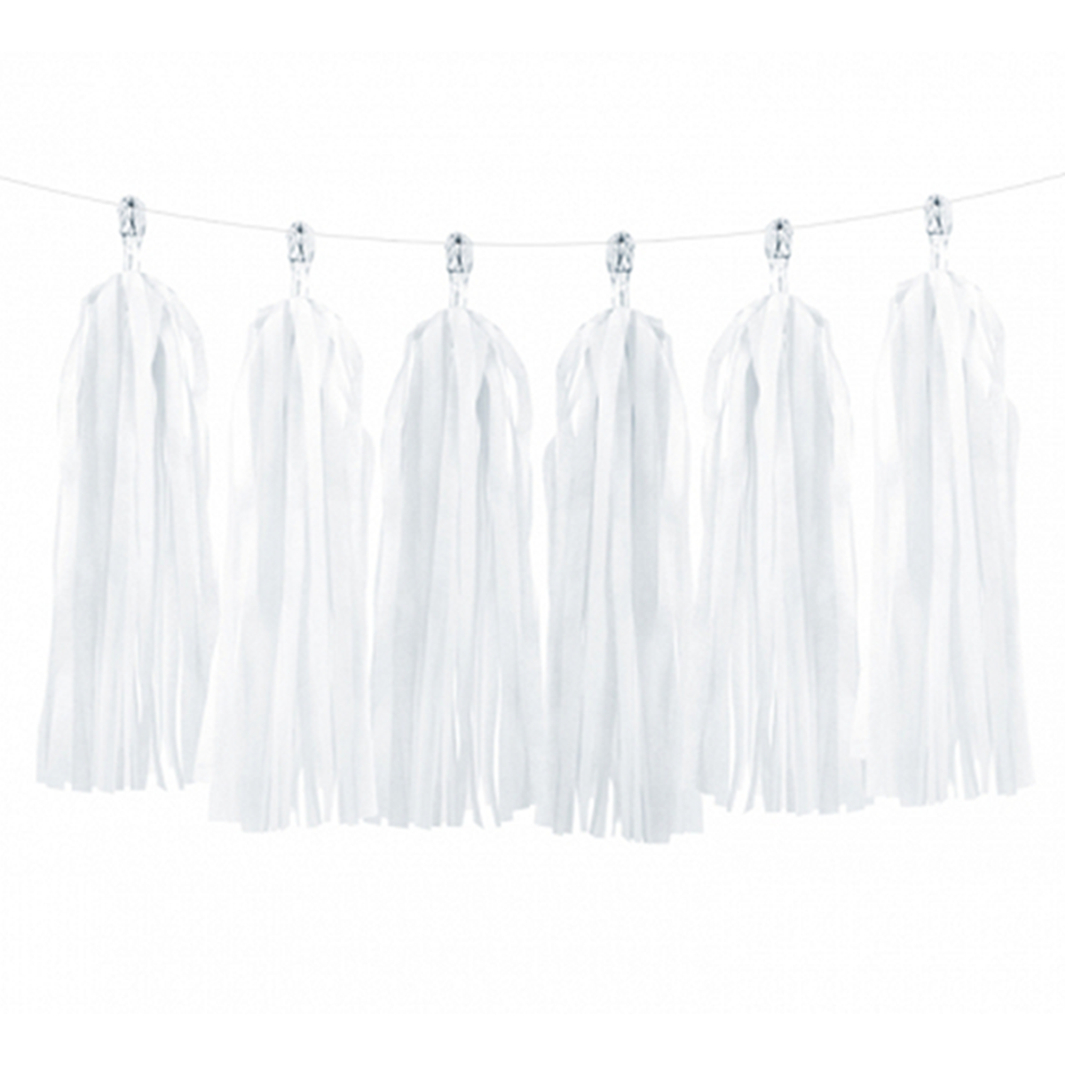 1 Tasselslinger - 1,5m - Wit