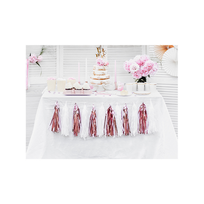 1 Tasselslinger - 1,5m - Wit