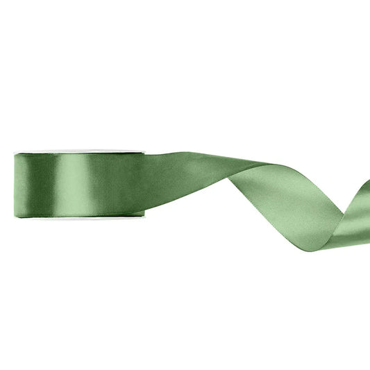 1 Ballonband - Satijn - Salie - 38mm