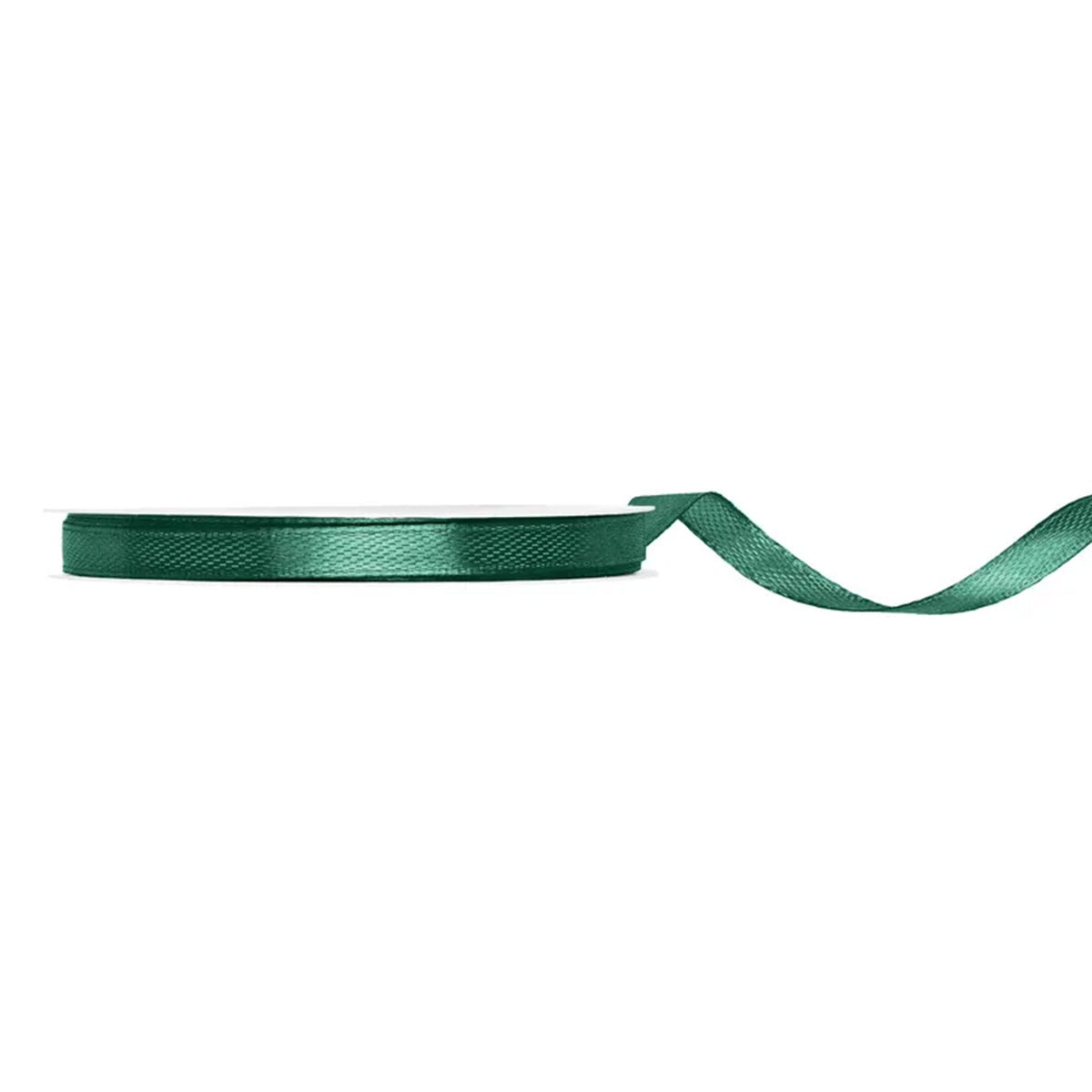 1 ballonlint - satijn - flessengroen - 6 mm
