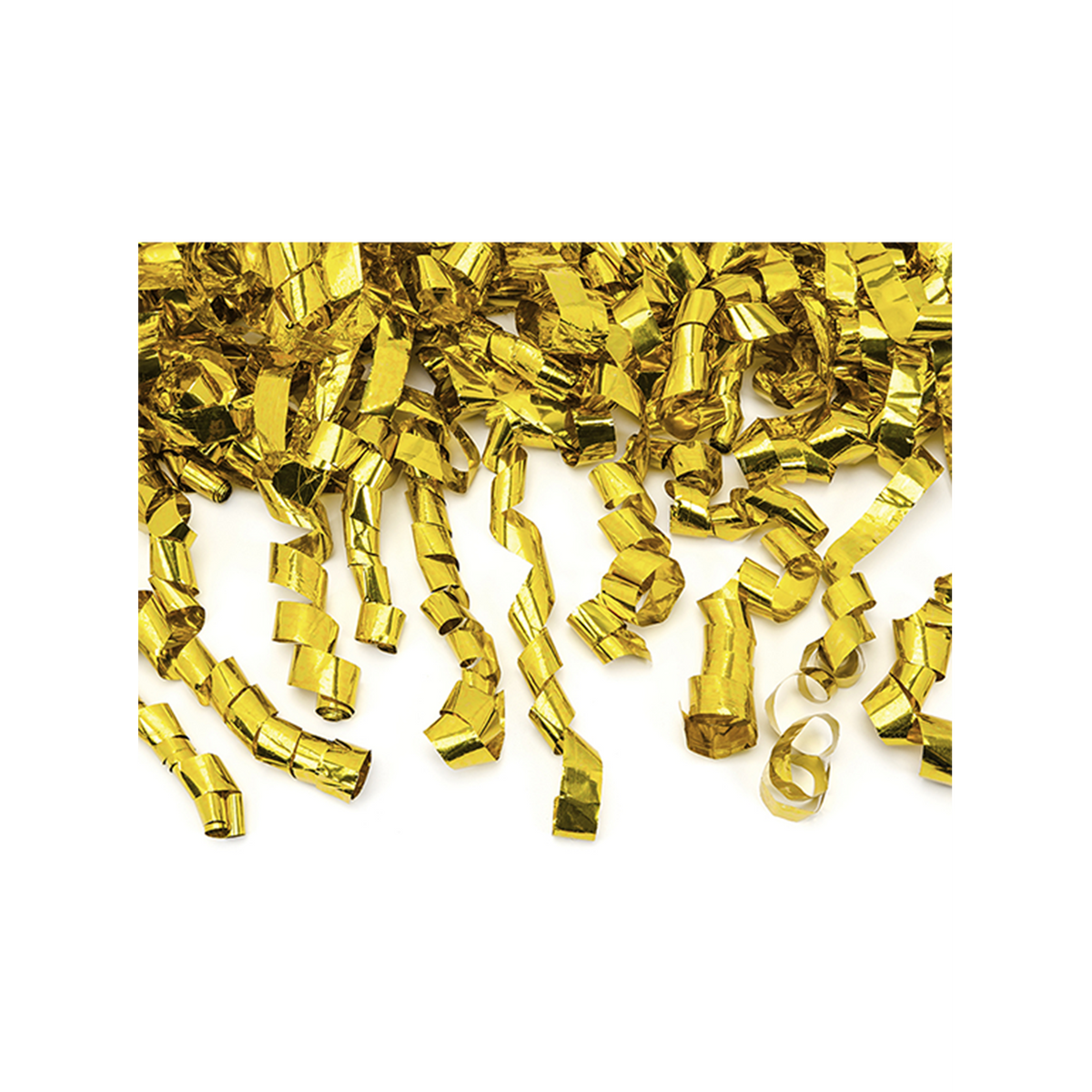 1 Confettikanon - 40 cm - Metallic - Slingers - Goud