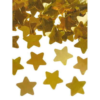 1 confetti kanon - 28cm - metallic - sterren - goud