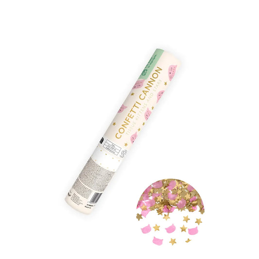 1 confettikanon - 20 cm - Katten