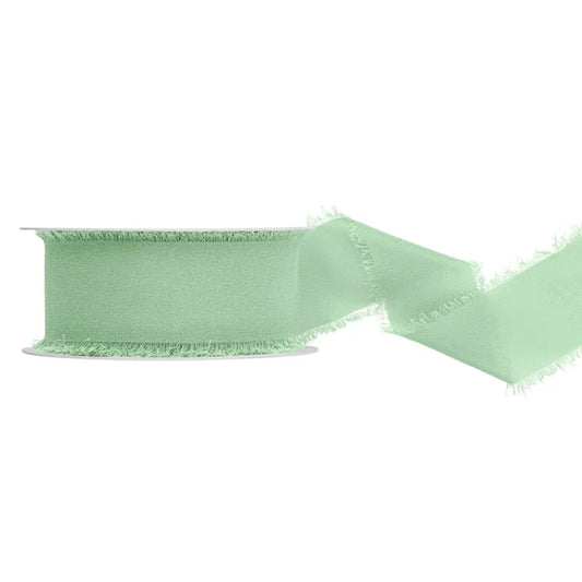 1 Chiffonband - Saliegroen - 40mm