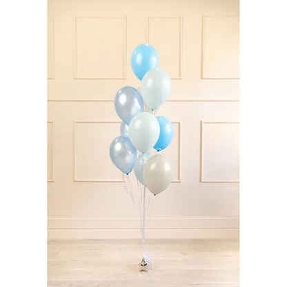 10 Ballonnen - Ø 27cm & 30cm - Pastel Blauw