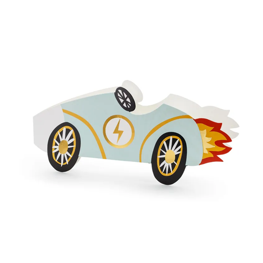 6 uitnodigingen - Raceauto's